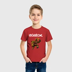 Футболка хлопковая детская ROBLOX, цвет: красный — фото 2