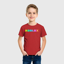 Футболка хлопковая детская ROBLOX, цвет: красный — фото 2