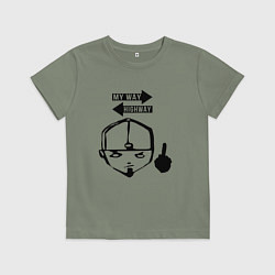 Футболка хлопковая детская LIMP BIZKIT, цвет: авокадо