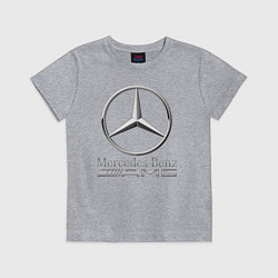 Футболка хлопковая детская MERCEDES-BENZ AMG, цвет: меланж