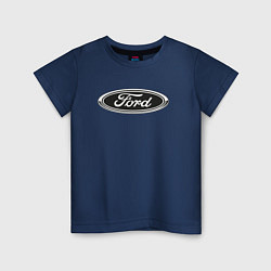 Футболка хлопковая детская Ford, цвет: тёмно-синий