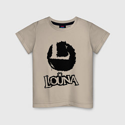 Футболка хлопковая детская Louna, цвет: миндальный