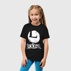 Футболка хлопковая детская Louna, цвет: черный — фото 2