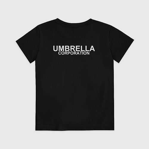 Детская футболка UMBRELLA CORP НА СПИНЕ / Черный – фото 2