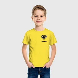 Футболка хлопковая детская JUICE WRLD, цвет: желтый — фото 2