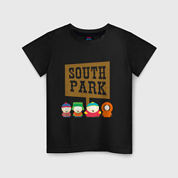 Футболка хлопковая детская South Park, цвет: черный