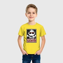 Футболка хлопковая детская ЮЖНЫЙ ПАРК, цвет: желтый — фото 2