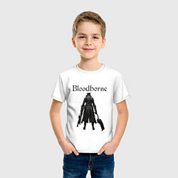 Футболка хлопковая детская Bloodborne, цвет: белый — фото 2