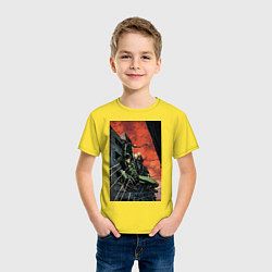 Футболка хлопковая детская Green Arrow, цвет: желтый — фото 2