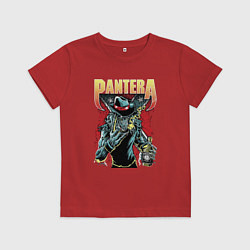 Футболка хлопковая детская Pantera, цвет: красный