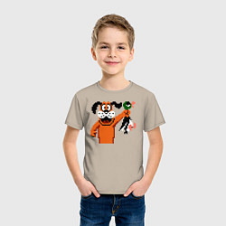 Футболка хлопковая детская Duck Hunt, цвет: миндальный — фото 2