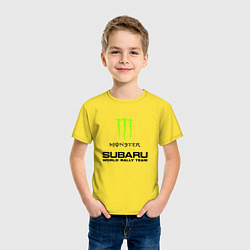 Футболка хлопковая детская MONSTER ENERGY Z, цвет: желтый — фото 2