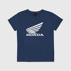 Футболка хлопковая детская HONDA, цвет: тёмно-синий