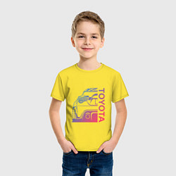 Футболка хлопковая детская TOYOTA Z, цвет: желтый — фото 2