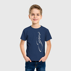 Футболка хлопковая детская Егор, цвет: тёмно-синий — фото 2