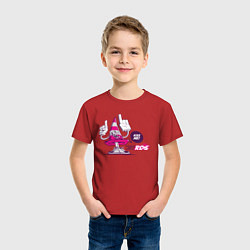 Футболка хлопковая детская Russian Drift Series, цвет: красный — фото 2