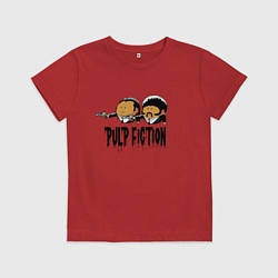 Футболка хлопковая детская Pulp fiction, цвет: красный