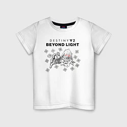 Футболка хлопковая детская Destiny 2: Beyond Light, цвет: белый