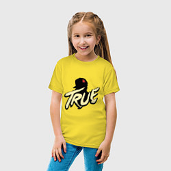 Футболка хлопковая детская True Rap, цвет: желтый — фото 2