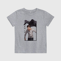 Футболка хлопковая детская Matrix, цвет: меланж