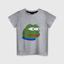 Футболка хлопковая детская Pepe MonkaS, цвет: меланж