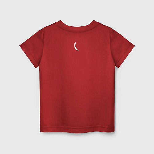 Детская футболка Изи пизи лемон сквизи CS GO / Красный – фото 2