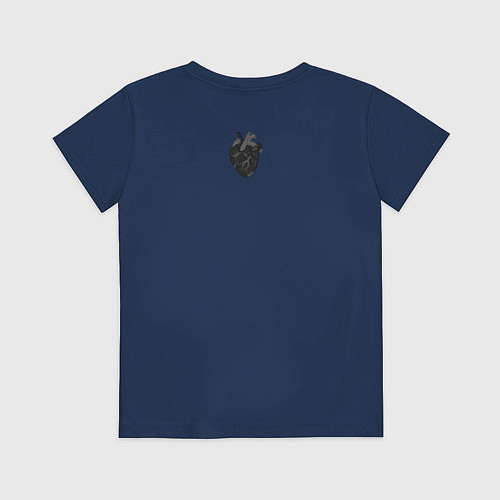 Детская футболка Bring Me The Horizon 2D Сердце / Тёмно-синий – фото 2