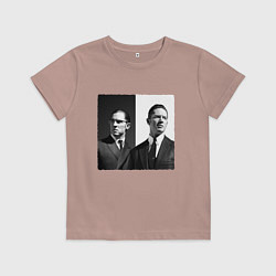 Футболка хлопковая детская Tom hardy, цвет: пыльно-розовый