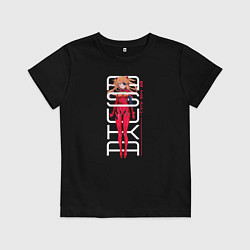 Футболка хлопковая детская Asuka, цвет: черный