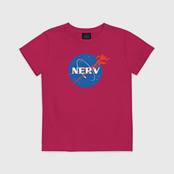 Футболка хлопковая детская Nerv, цвет: маджента