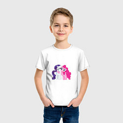 Футболка хлопковая детская My Little Pony Pinkie Pie And, цвет: белый — фото 2