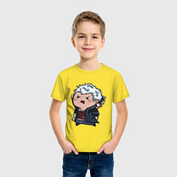 Футболка хлопковая детская Baby Nero, цвет: желтый — фото 2
