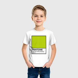Футболка хлопковая детская Shrek: Pantone Color, цвет: белый — фото 2