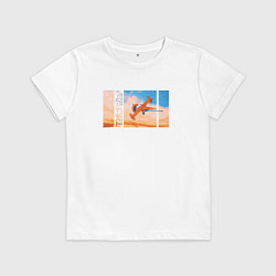 Футболка хлопковая детская Cowboy Bebop, цвет: белый