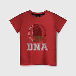 Футболка хлопковая детская Беларусь в ДНК, цвет: красный