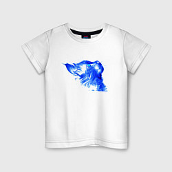 Футболка хлопковая детская Blue Cat, цвет: белый
