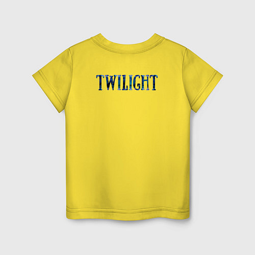 Детская футболка Twilight Сумеречные цветы / Желтый – фото 2