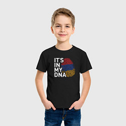 Футболка хлопковая детская Its in my DNA, цвет: черный — фото 2