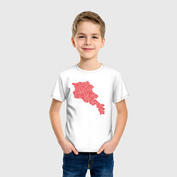 Футболка хлопковая детская Red Armenia, цвет: белый — фото 2