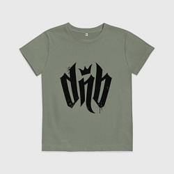 Футболка хлопковая детская DnВ, цвет: авокадо