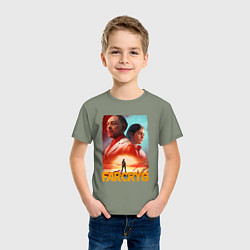 Футболка хлопковая детская FAR CRY 6 ФАР КРАЙ 6 ПОСТЕР, цвет: авокадо — фото 2