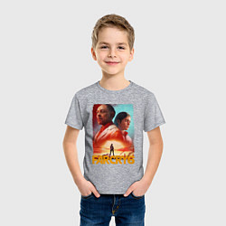 Футболка хлопковая детская FAR CRY 6 ФАР КРАЙ 6 ПОСТЕР, цвет: меланж — фото 2