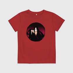 Футболка хлопковая детская Банкай Унаханы Блич, цвет: красный