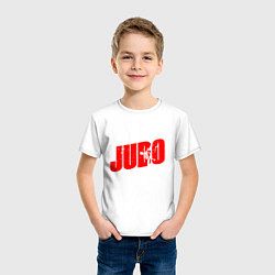 Футболка хлопковая детская Judo Sport, цвет: белый — фото 2