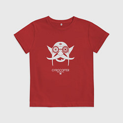 Футболка хлопковая детская Aurel Vlaicu Гирокоптер из Доты 2, цвет: красный