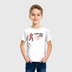 Футболка хлопковая детская Дед Counter Strike, цвет: белый — фото 2