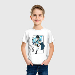 Футболка хлопковая детская Грей Фуллбастер Fairy Tail, цвет: белый — фото 2