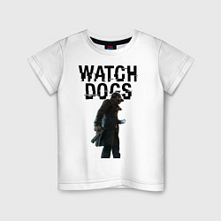 Футболка хлопковая детская Watch Dogs, цвет: белый