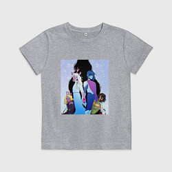 Футболка хлопковая детская Deltarune Vol 7, цвет: меланж