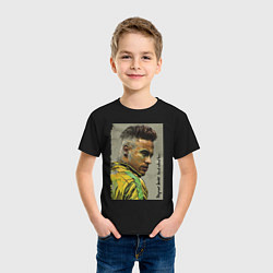 Футболка хлопковая детская Neymar Junior - Brazil national team, цвет: черный — фото 2
